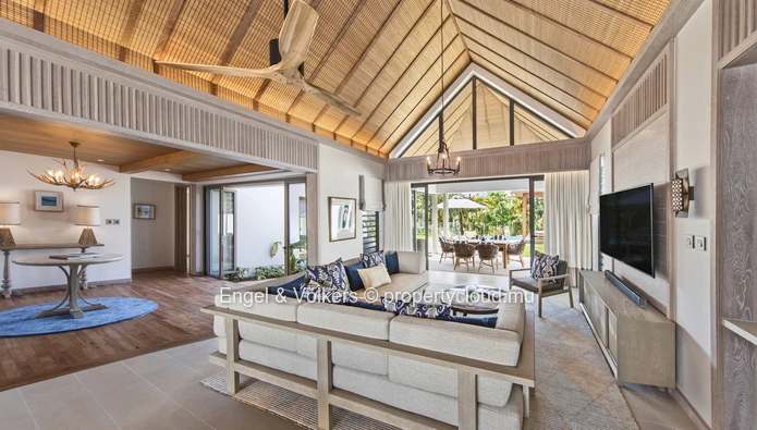 Own a Slice of Heaven with this 4-Bed Tropical Villa with Hotel Access close to Blue Bay