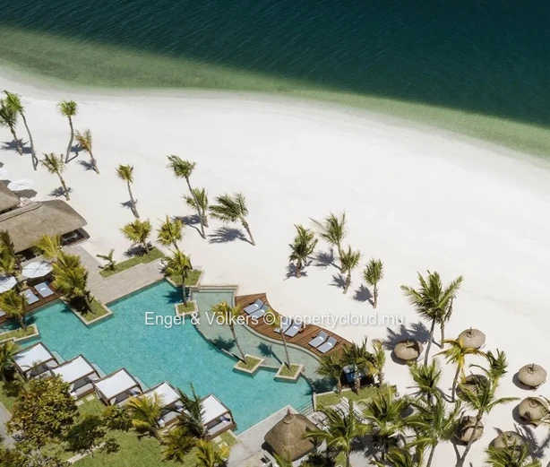Unparalleled Luxury Living: Beachfront Villa Oasis in Mauritius