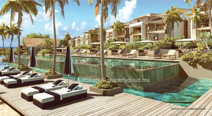 Ground-floor apartment with a superb sea view.