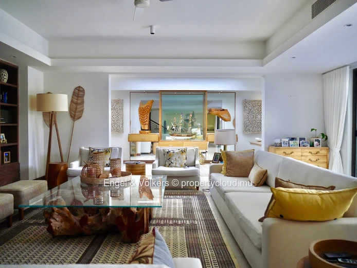 Elegant Four-Bedroom Villa with Private Beach Access