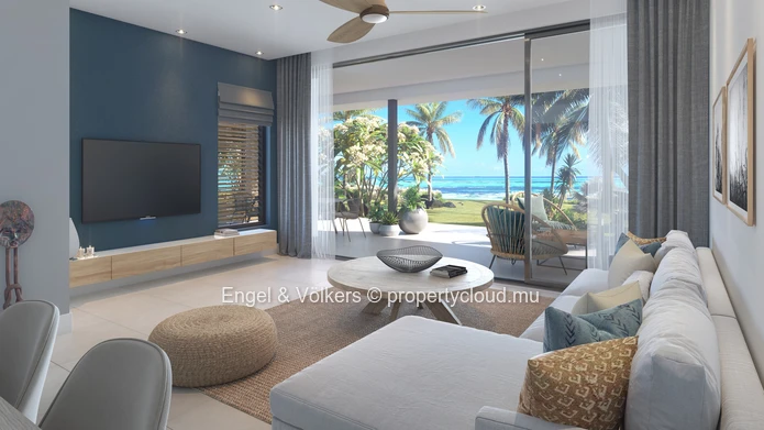 Luxurious Oceanfront Apartment in Black River, Mauritius