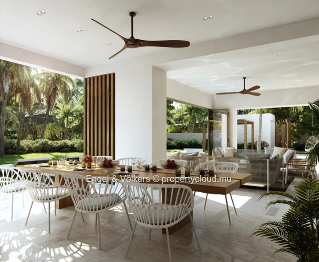 Unparalleled Luxury Living: Beachfront Villa Oasis in Mauritius
