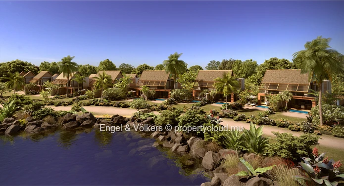 High-End Duplexes in a Secure Coastal Village with Beach Access