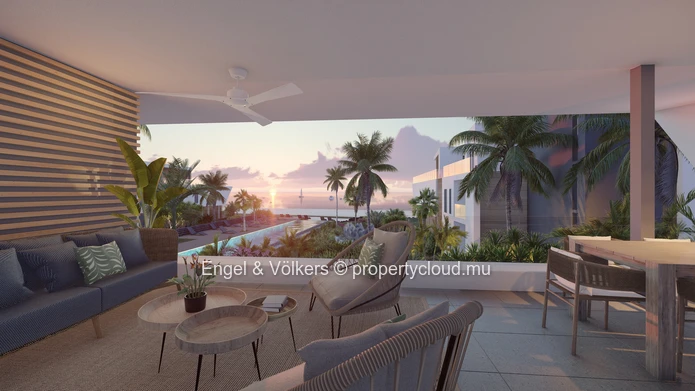 Luxurious Oceanfront Apartment in Black River, Mauritius