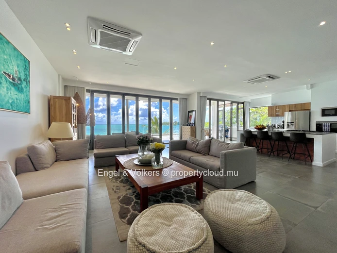 Beachfront Penthouse for Rent in Grand Baie