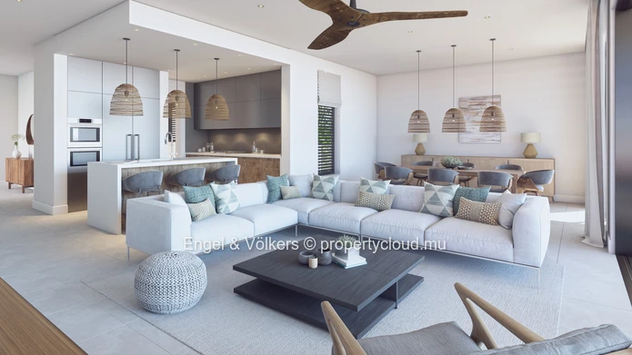 Luxurious Oceanfront Apartment in Black River, Mauritius