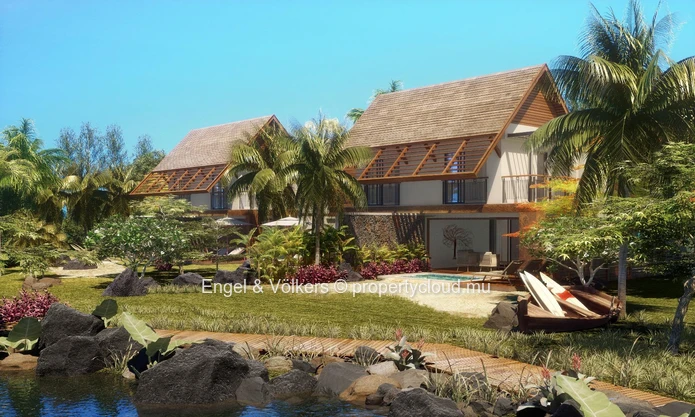 High-End Duplexes in a Secure Coastal Village with Beach Access