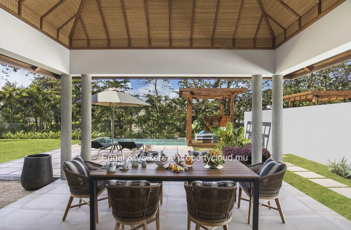 Own a Slice of Heaven with this 4-Bed Tropical Villa with Hotel Access close to Blue Bay