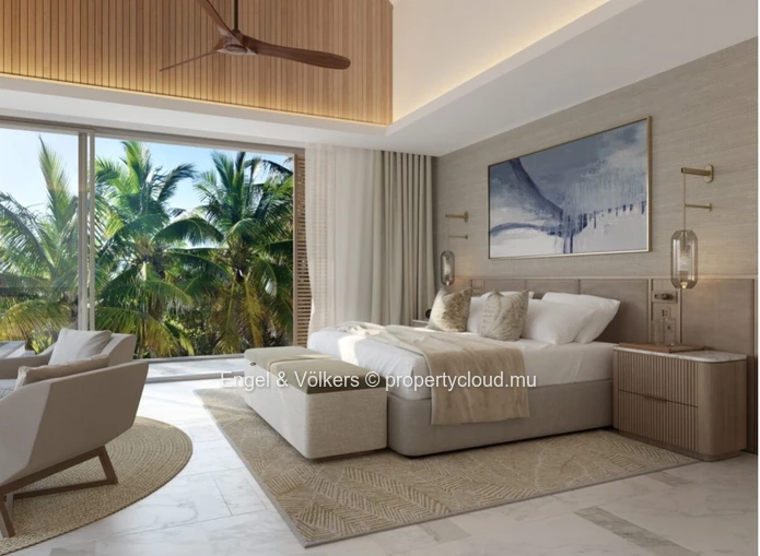 Unparalleled Luxury Living: Beachfront Villa Oasis in Mauritius