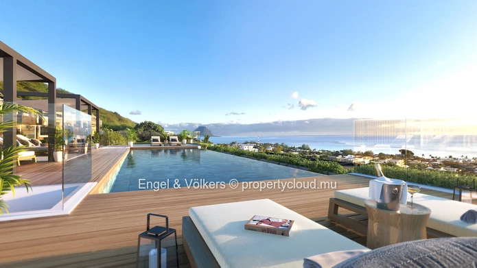 Luxury Living with Breathtaking Sunsets on Mountain Slopes