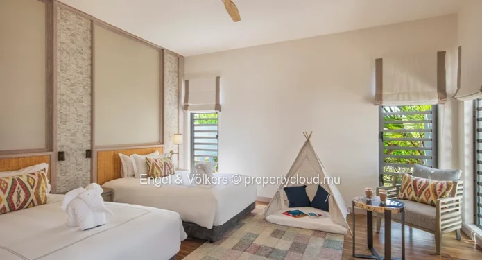 Own a Slice of Heaven with this 4-Bed Tropical Villa with Hotel Access close to Blue Bay